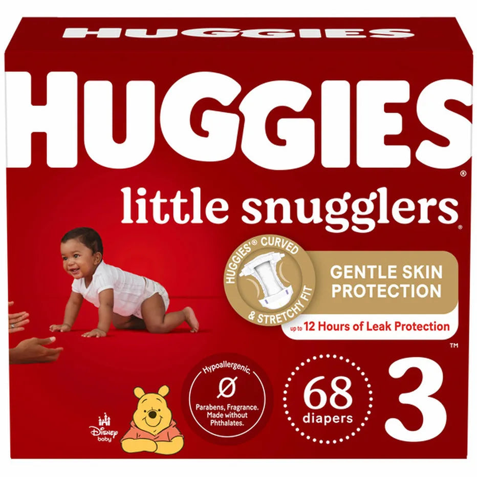 Huggies Diapers Size 3, 68 Count