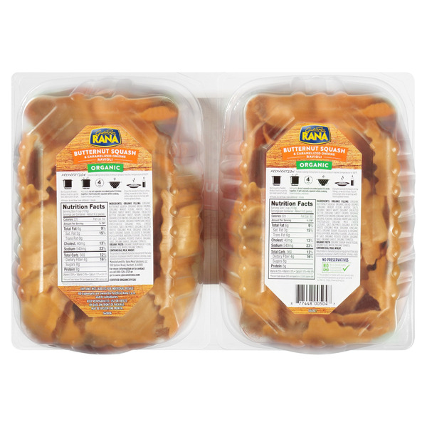 Organic Rana Ravioli Savory Butternut, 16 oz, 2-count