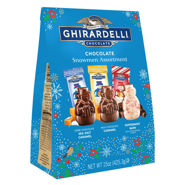 Ghirardelli Chocolate Snowman Assortment, 15 oz