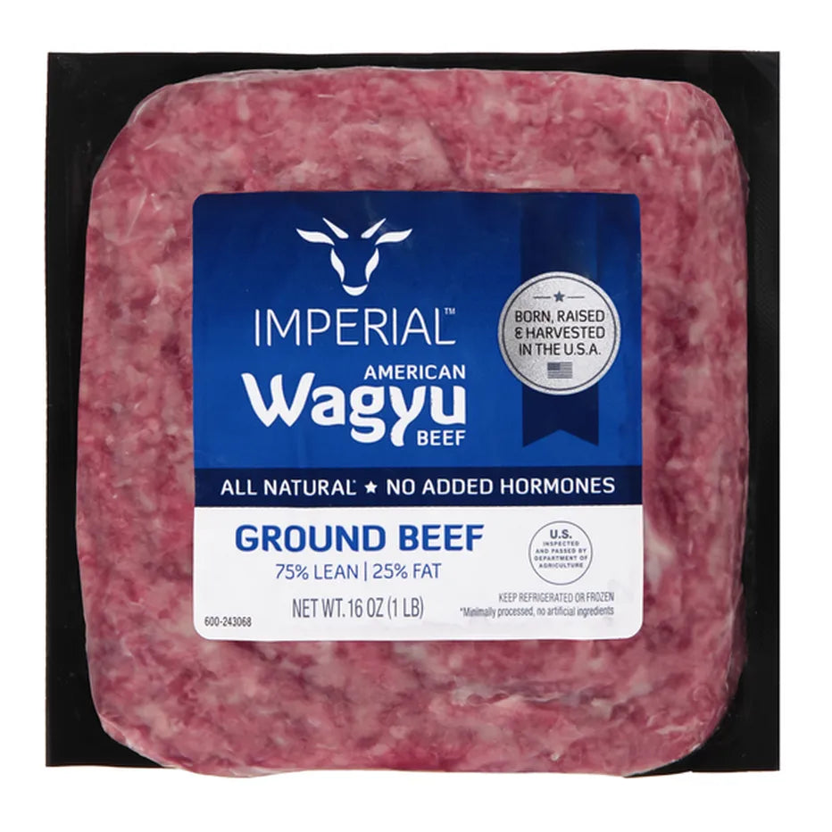 American Wagyu Ground Beef, 1 lb, 3-count