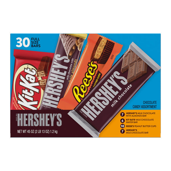 Hershey's Assorted Bar Variety Pack, 30-count