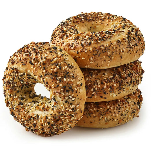 O'Briens Bakery Everything Bagels half dozen