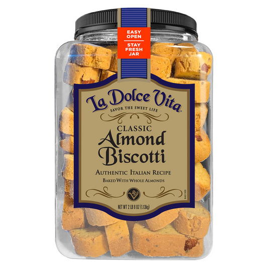 La Dolce Vita Classic Italian Biscotti, 40 oz