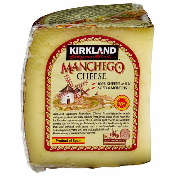 Kirkland Signature Spanish Manchego ($10.99 / lb)