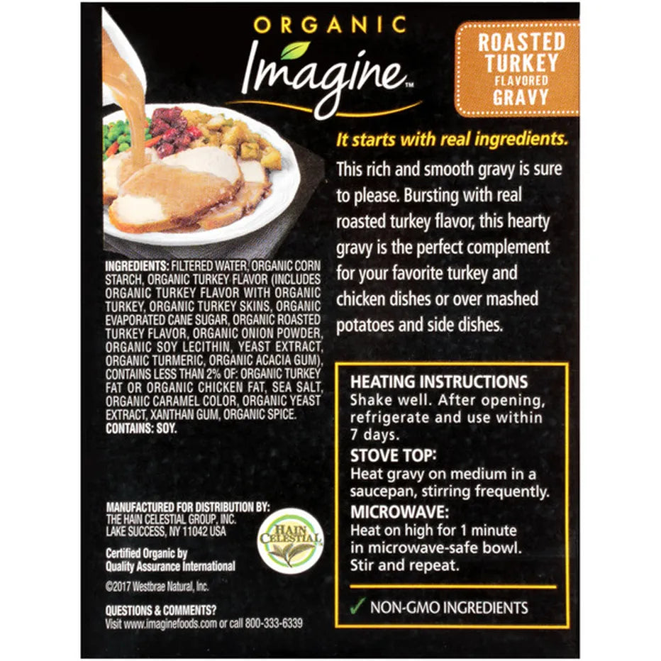 Imagine Foods Organic Roasted Turkey Gravy 13.5 oz