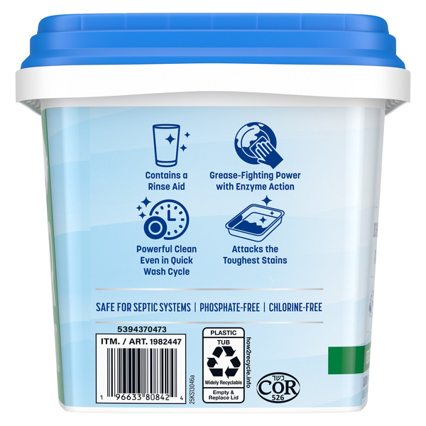 Kirkland Signature UltraShine Dishwasher Detergent Pacs, Fresh, 105-count