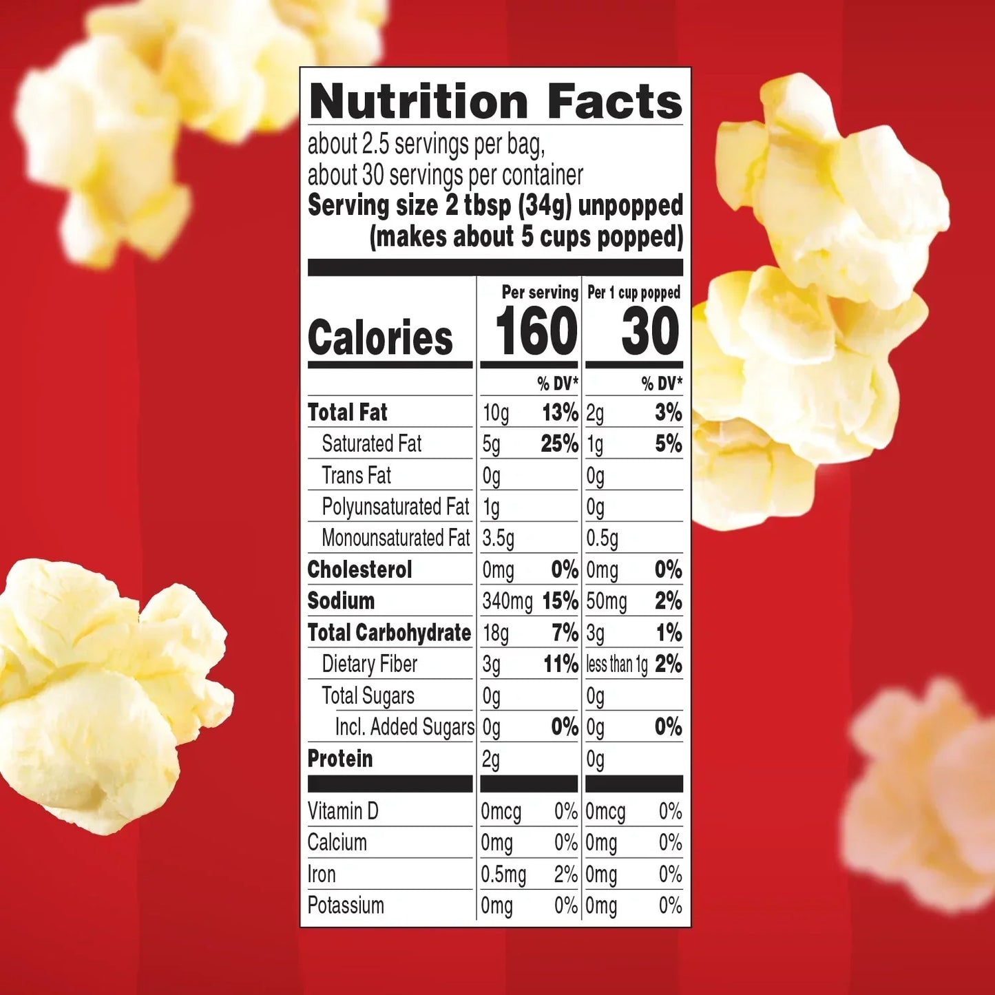 Orville Redenbacher's Movie Theater Butter Microwave Popcorn - 12ct