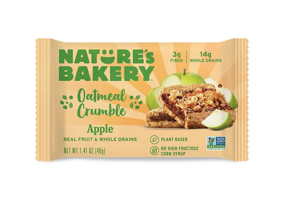 Nature's Bakery Oatmeal Crumble Apple Bars 6ct