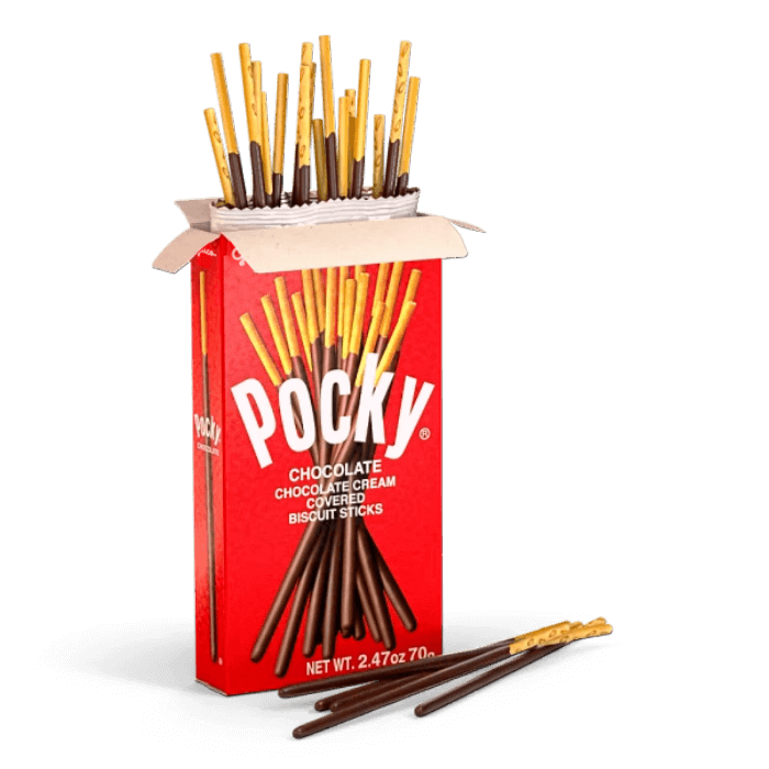 Pocky Chocolate Cream Covered Biscuit Sticks, 2.47oz