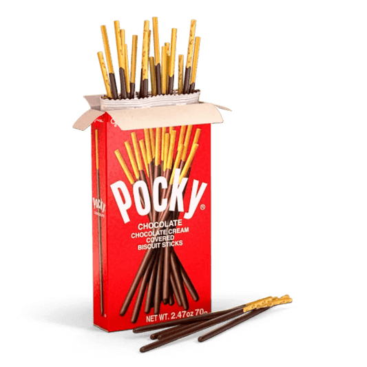 Pocky Chocolate Cream Covered Biscuit Sticks, 2.47oz