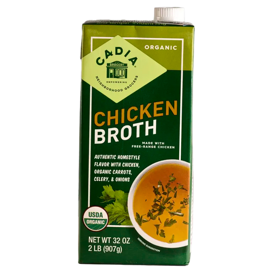 Cadia 0rganic Chicken Broth, 32 oz