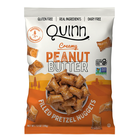 Quinn Creamy Peanut Butter Filled Pretzel Nuggets 1.5oz