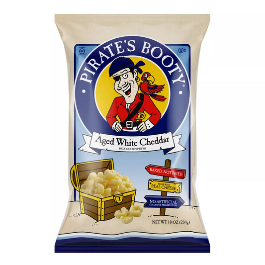 Pirate's Booty Aged White Cheddar Puffs, 10 oz
