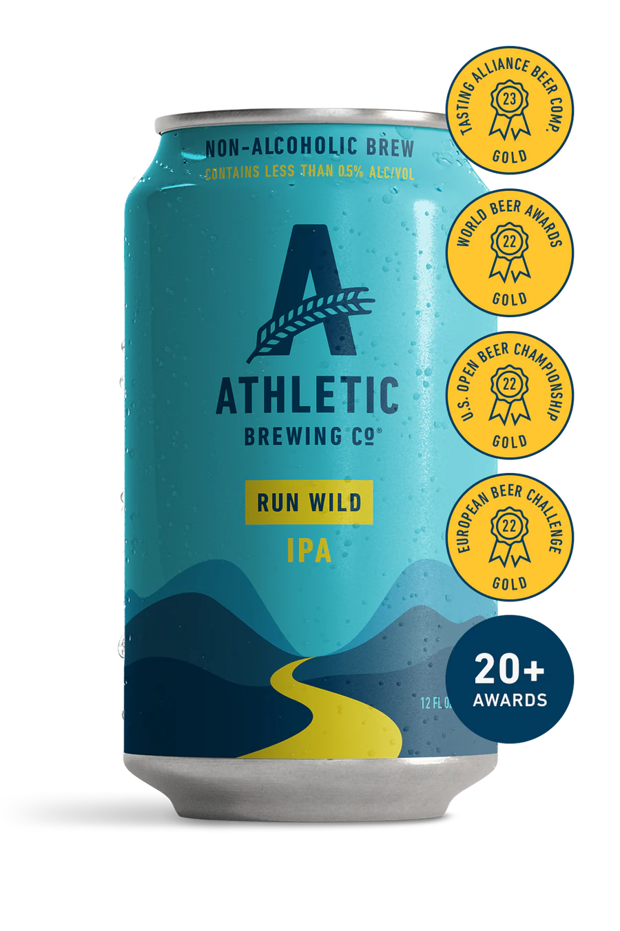 Athletic Non-Alcoholic Run Wild IPA 6pk-12oz cans