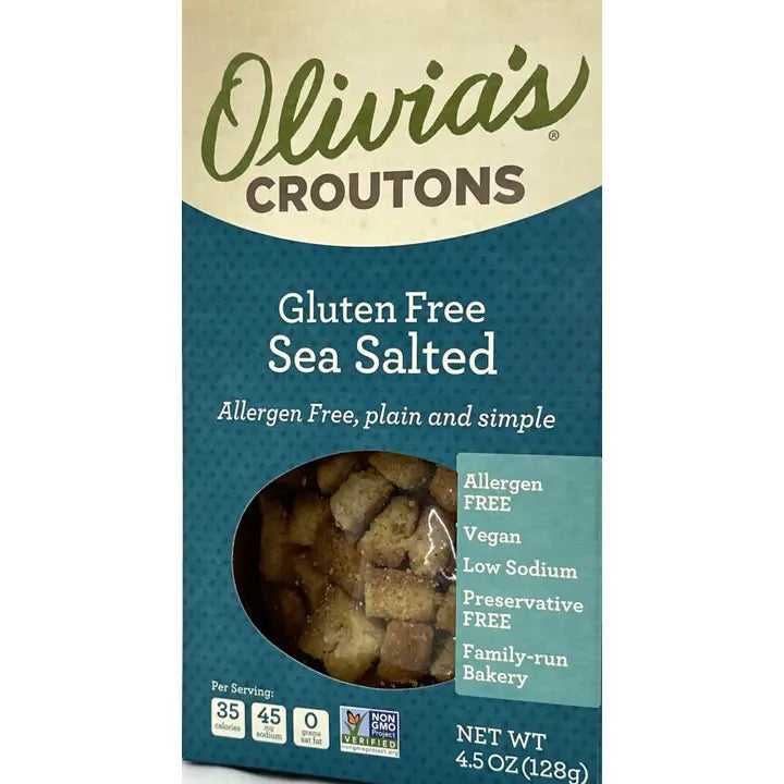 Olivia's Gluten Free Sea Salt Croutons