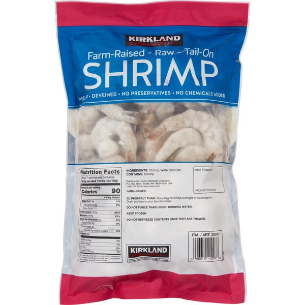 Kirkland Signature 21/25 Count Raw Shrimp, 2 lb