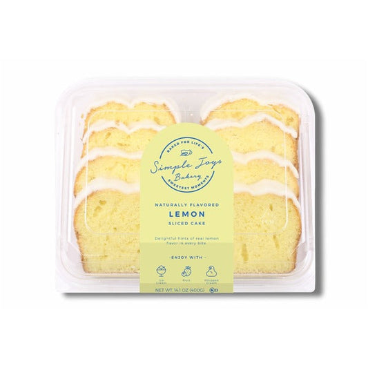 Simple Joys Bakery Iced Lemon Sliced Loaf Cake, 14.1 oz