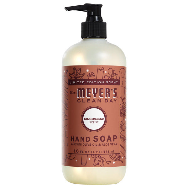 Mrs Meyer's Holiday Hand Soap 4 Count 16 oz