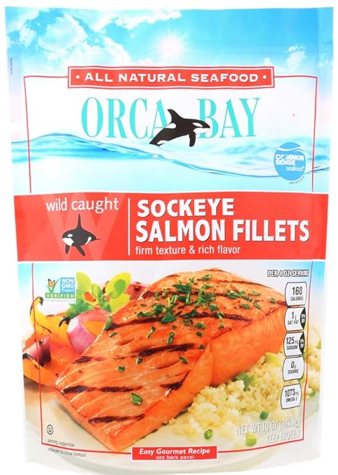 Orca Bay Sockeye Salmon Fillets, 10 oz