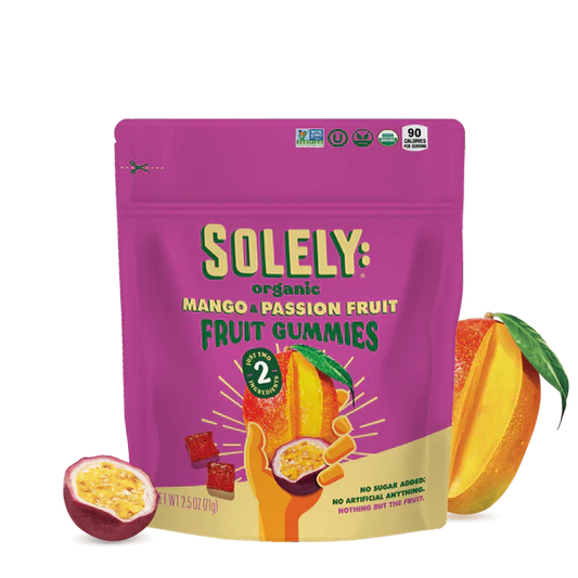 Solely Organic Mango & Passion Fruit Fruit Gummies