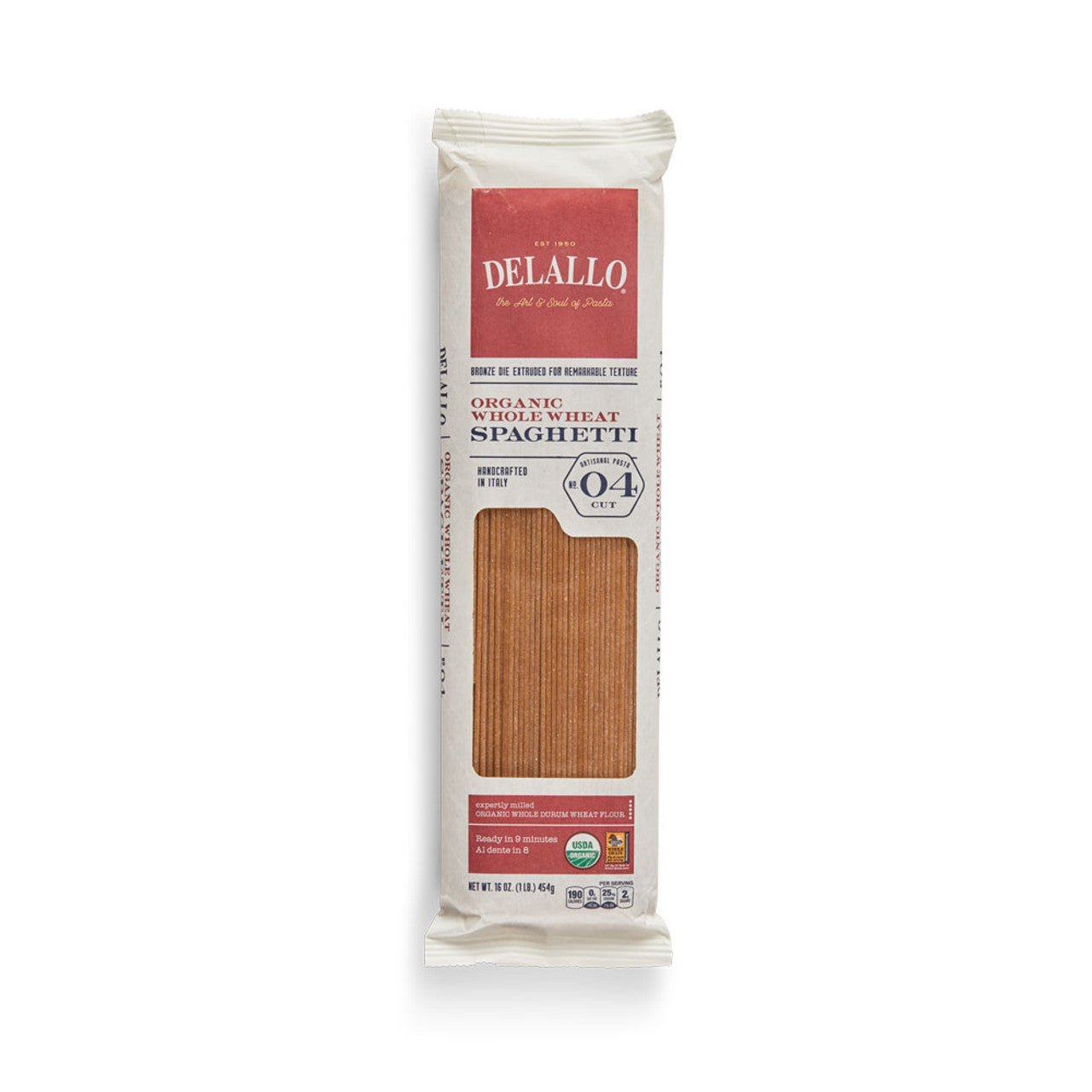 DeLallo Organic Whole Wheat Spaghetti