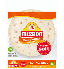 Mission Super Soft Taco Flour Tortillas, 10 Count