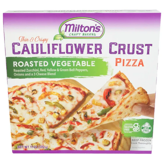 Milton's Frozen Roasted Vegetable Cauliflower Crust Pizza