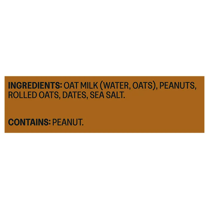 MUSH Peanut Butter Ready to Eat Oats, Gluten and Dairy Free, 1 count