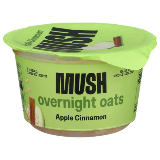 MUSH Apple Cinnamon Ready to Eat Oats, Gluten and Dairy Free, 1 count