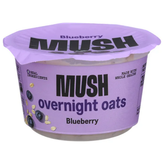 MUSH Wild Blueberry Ready to Eat Oats, Gluten and Dairy Free, 1 count