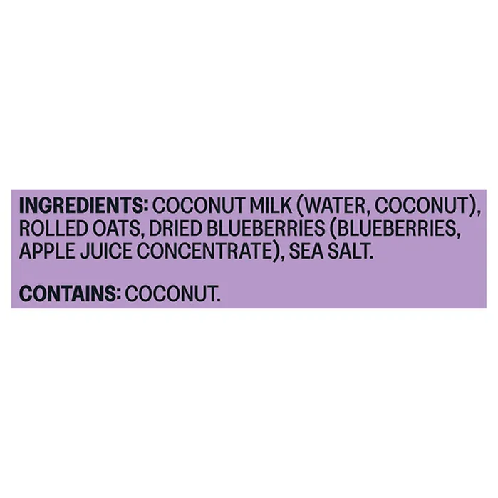 MUSH Wild Blueberry Ready to Eat Oats, Gluten and Dairy Free, 1 count